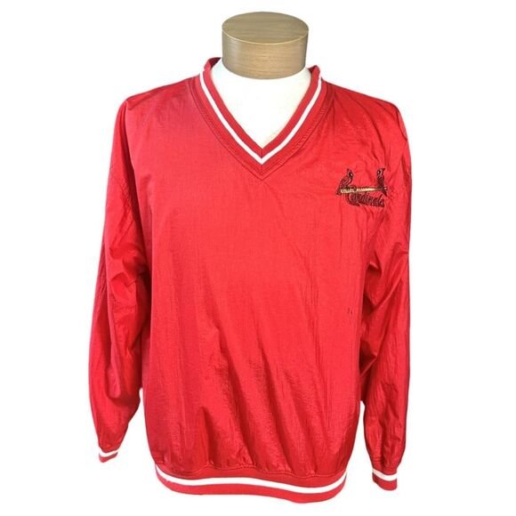 Vintage 90's St. Louis Cardinals Windbreaker Pullover - Picture 1 of 5